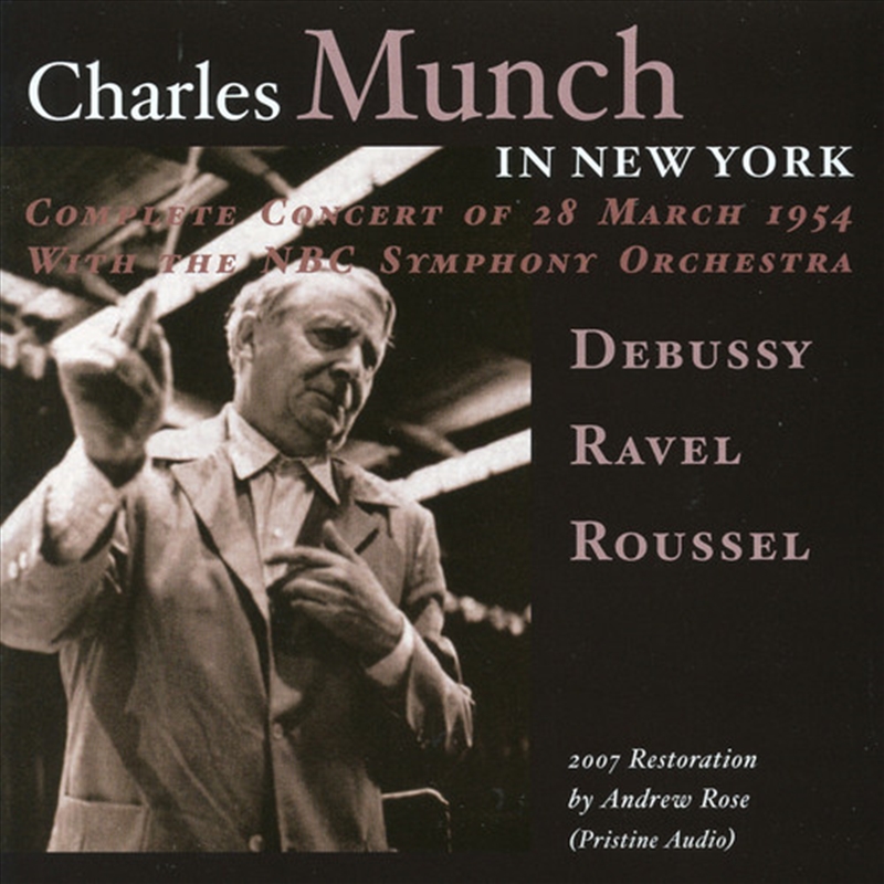 Charles Munch In New York/Product Detail/Classical