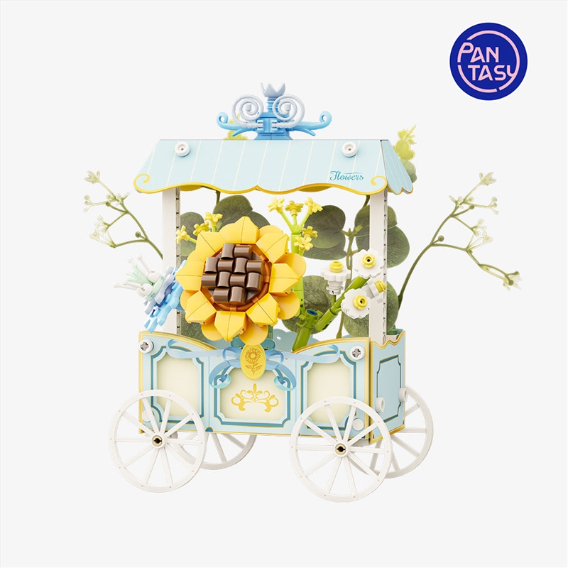 Flower Series - Sunflower Cart (265 Pcs)/Product Detail/Figurines