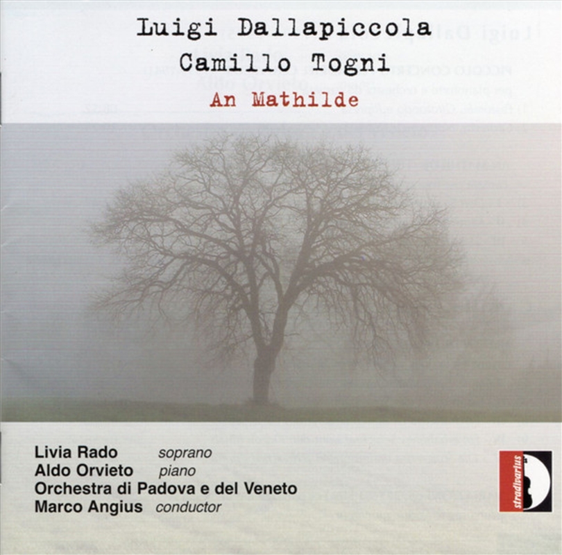 Dallapiccola & Togni: An Mathilde/Product Detail/Classical