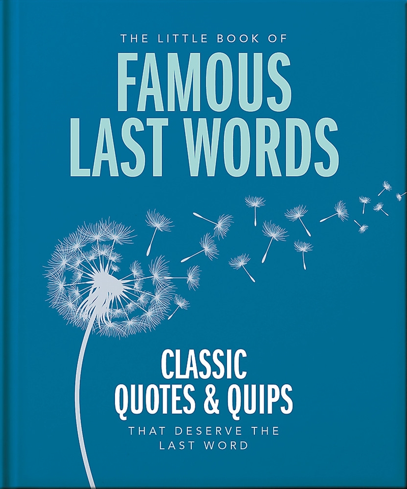 The Little Book of Famous Last Words/Product Detail/Comedy