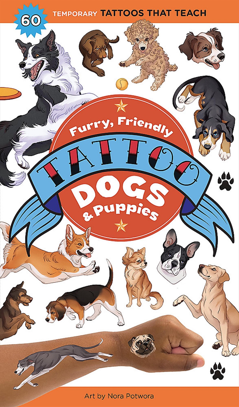 Furry, Friendly Tattoo Dogs & Puppies/Product Detail/Kids Activity Books