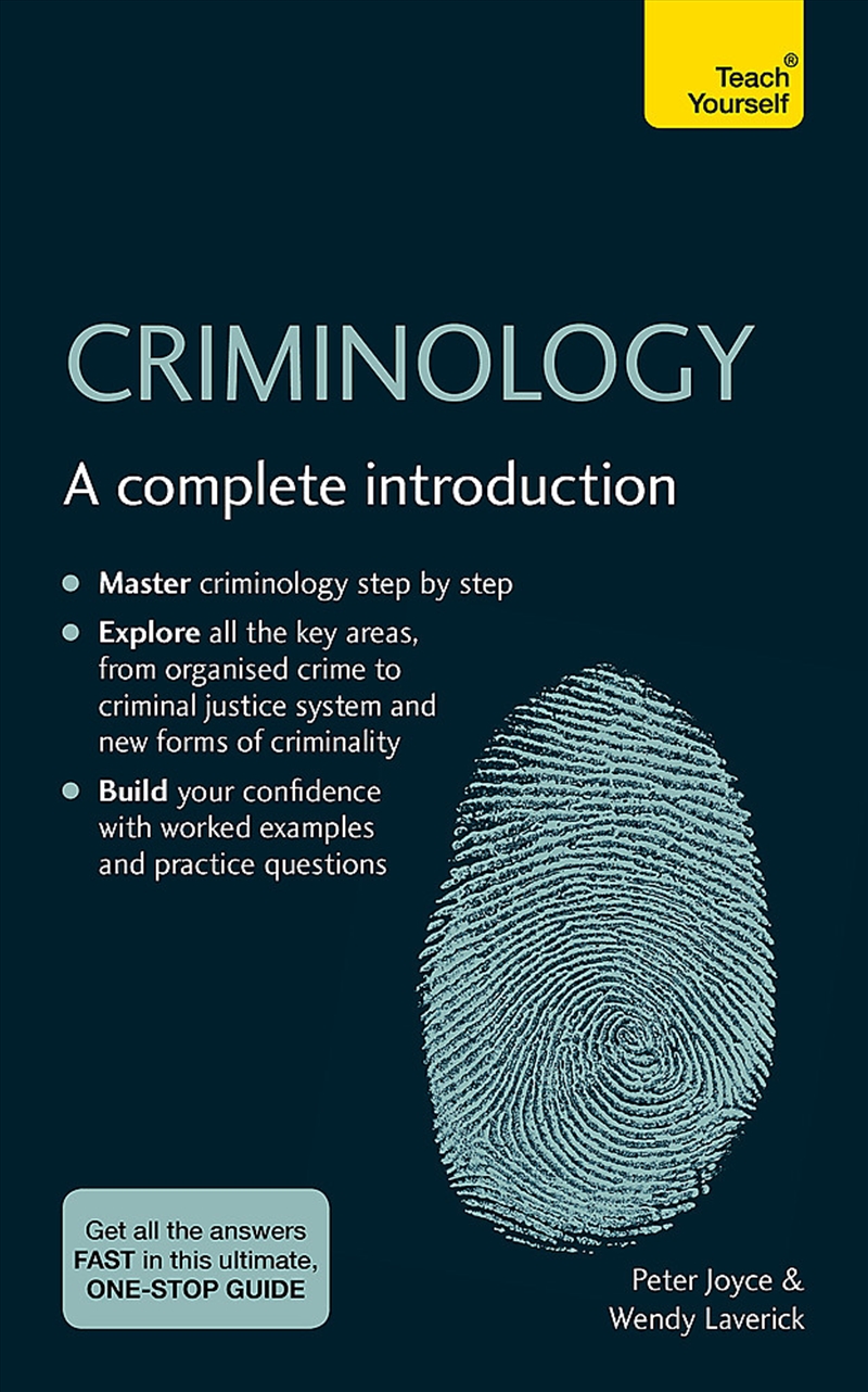 Criminology: A Complete Introduction: Teach Yourself/Product Detail/True Crime