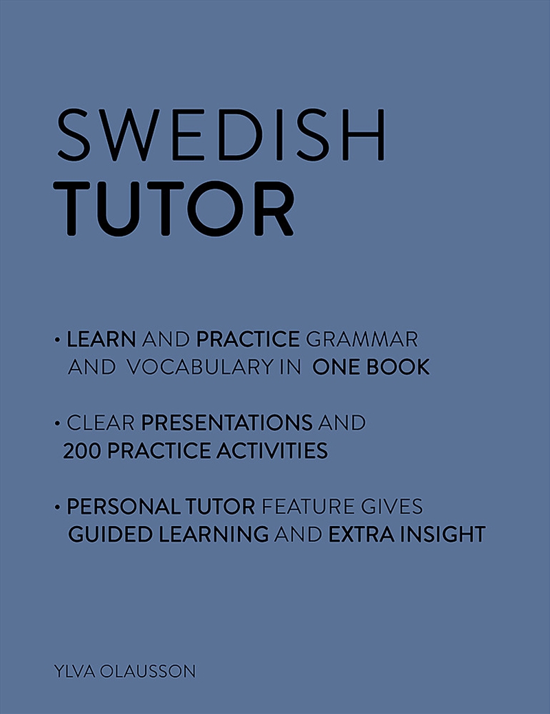 Swedish Tutor: Grammar and Vocabulary Workbook (Learn Swedish with Teach Yourself)/Product Detail/Language & Linguistics