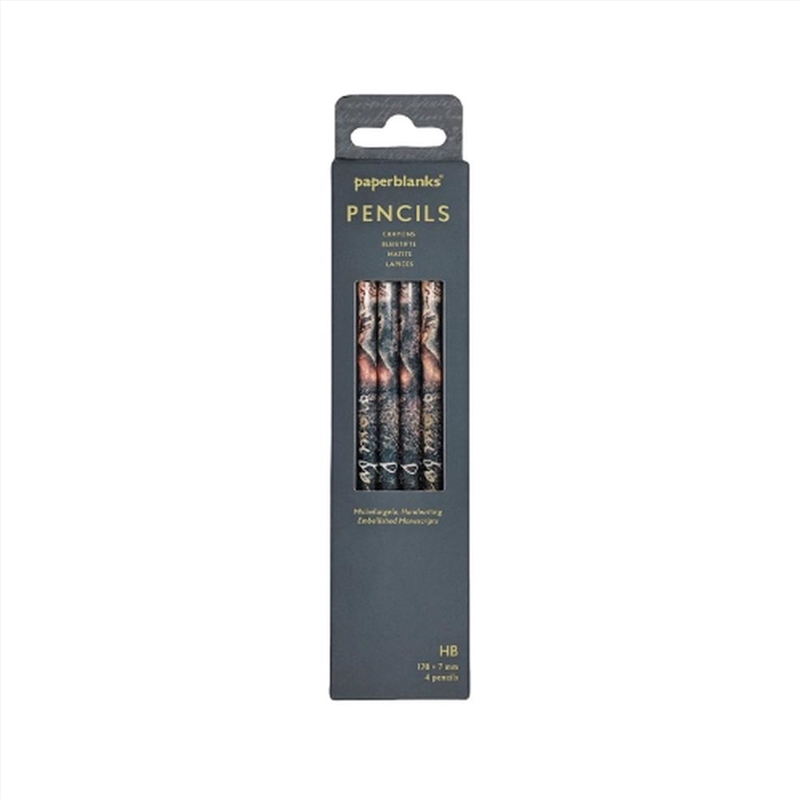 Michelangelo, Handwriting (Embellished Manuscripts Collection) Pencil (4 Pack)/Product Detail/Stationery