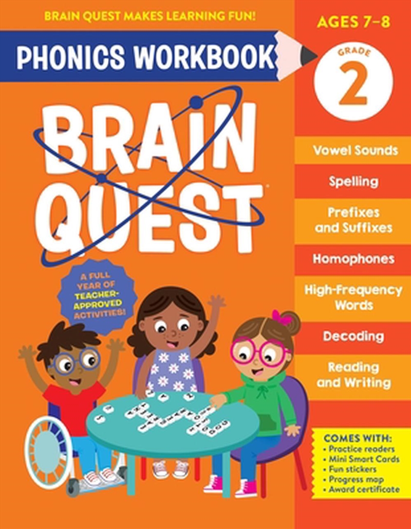 Brain Quest Phonics Workbook: Grade 2/Product Detail/Children