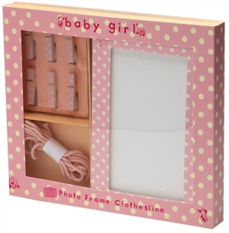 Photo Frame Clothesline: Baby Girl/Product Detail/Stationery