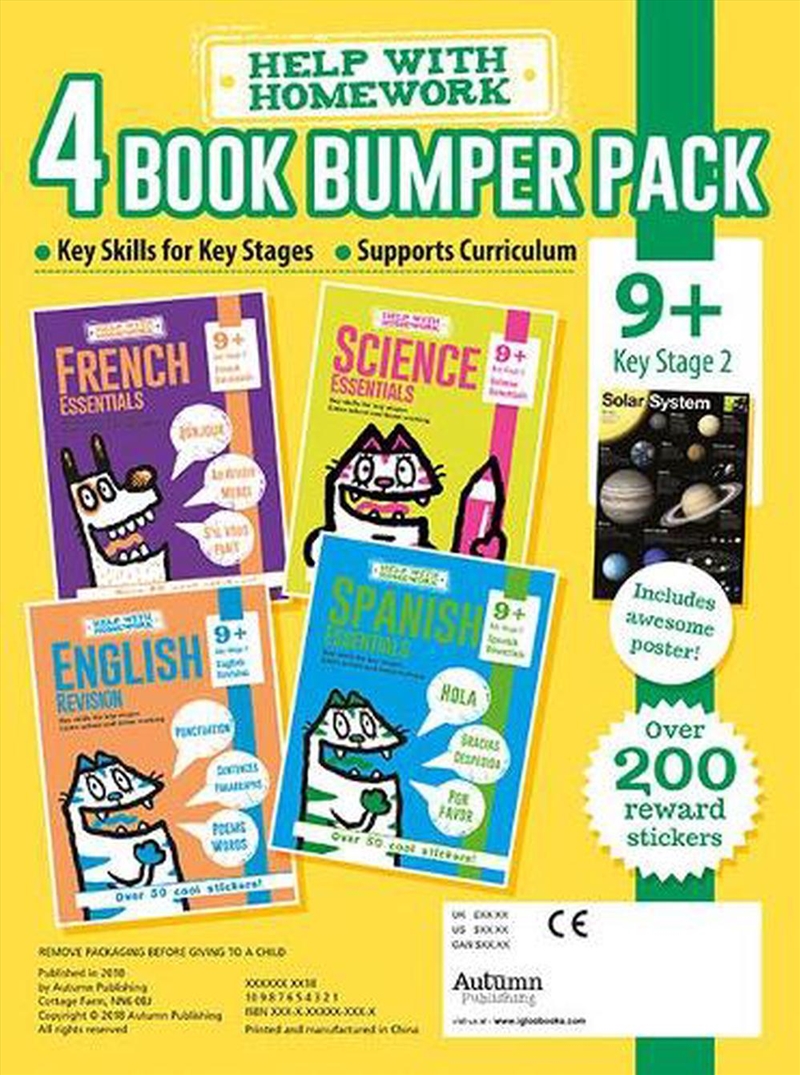 Help With Homework 4 Book Bumper Pack French Science English Spanish/Product Detail/Children