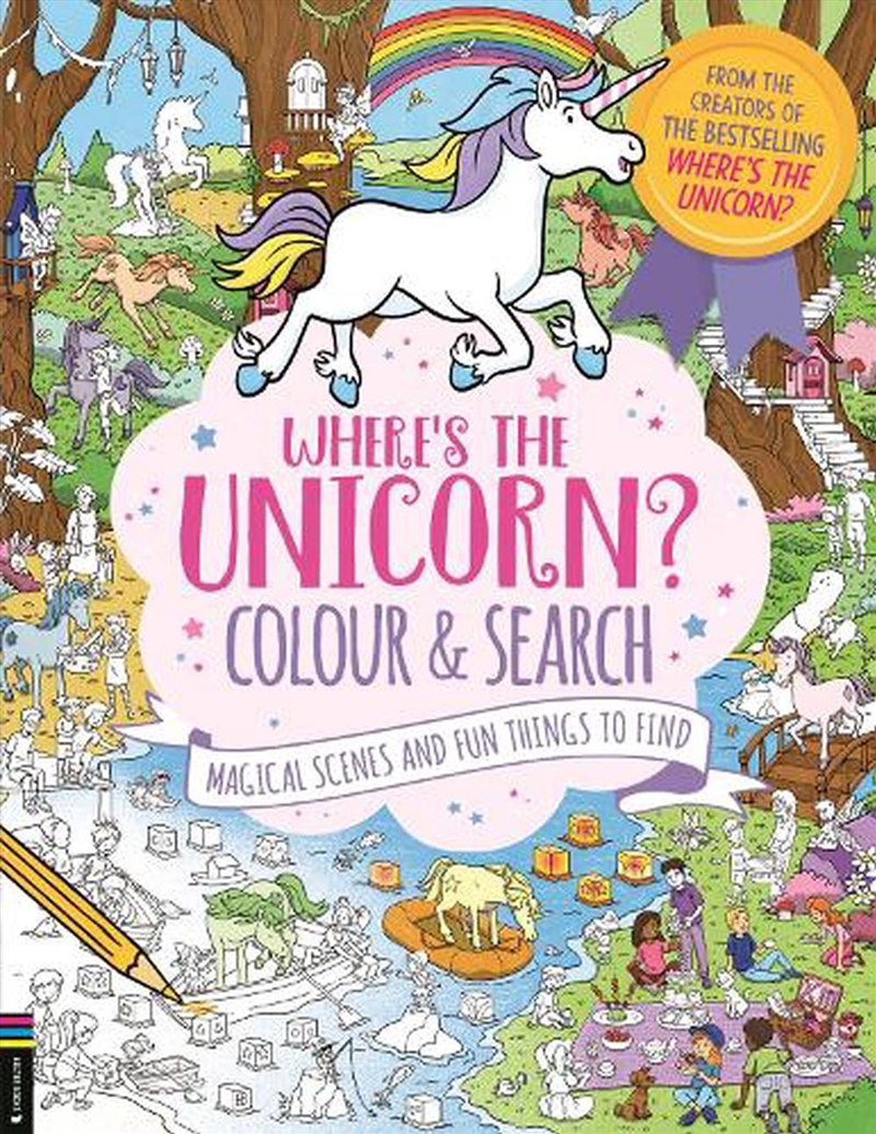 Where’s the Unicorn? Colour and Search/Product Detail/Kids Colouring