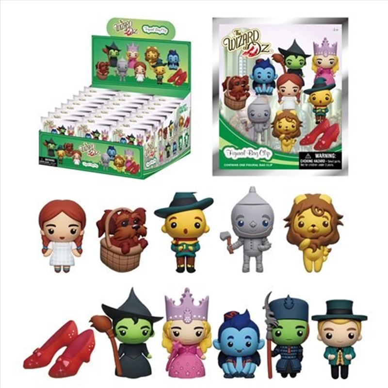 Wizard of Oz - 3D PVC Bag Clips Blind Bag (SENT AT RANDOM)/Product Detail/Keyrings