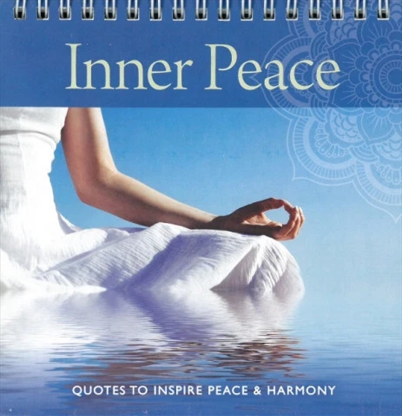 Inner Peace Mini Desk Flip Chart: Quotes To Inspire Peace And Harmony (spiral)/Product Detail/Stationery