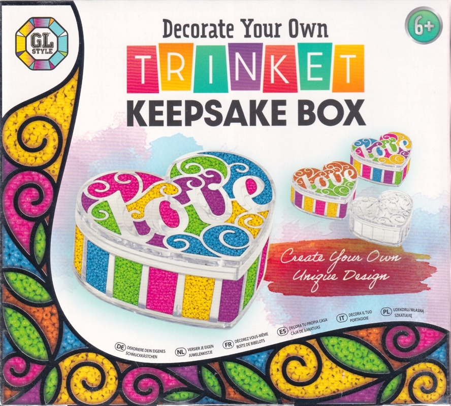Decorate Your Own: Trinket Keepsake Box/Product Detail/Arts & Craft