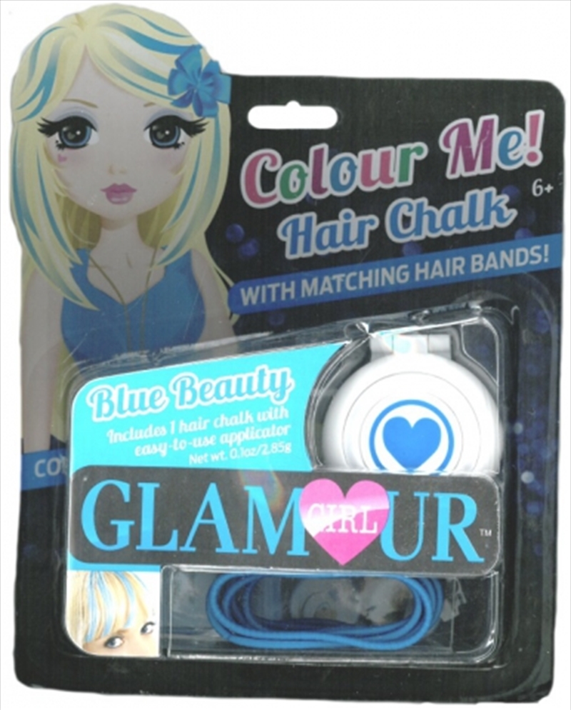 Glamour Girl: Colour Me! Hair Chalk Blue Beauty/Product Detail/Arts & Craft