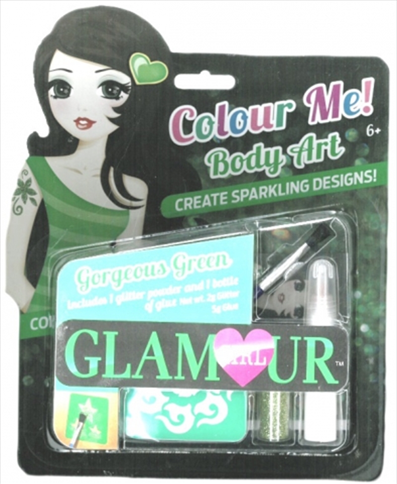 Glamour Girl: Colour Me! Body Art Gorgeous Green/Product Detail/Arts & Craft