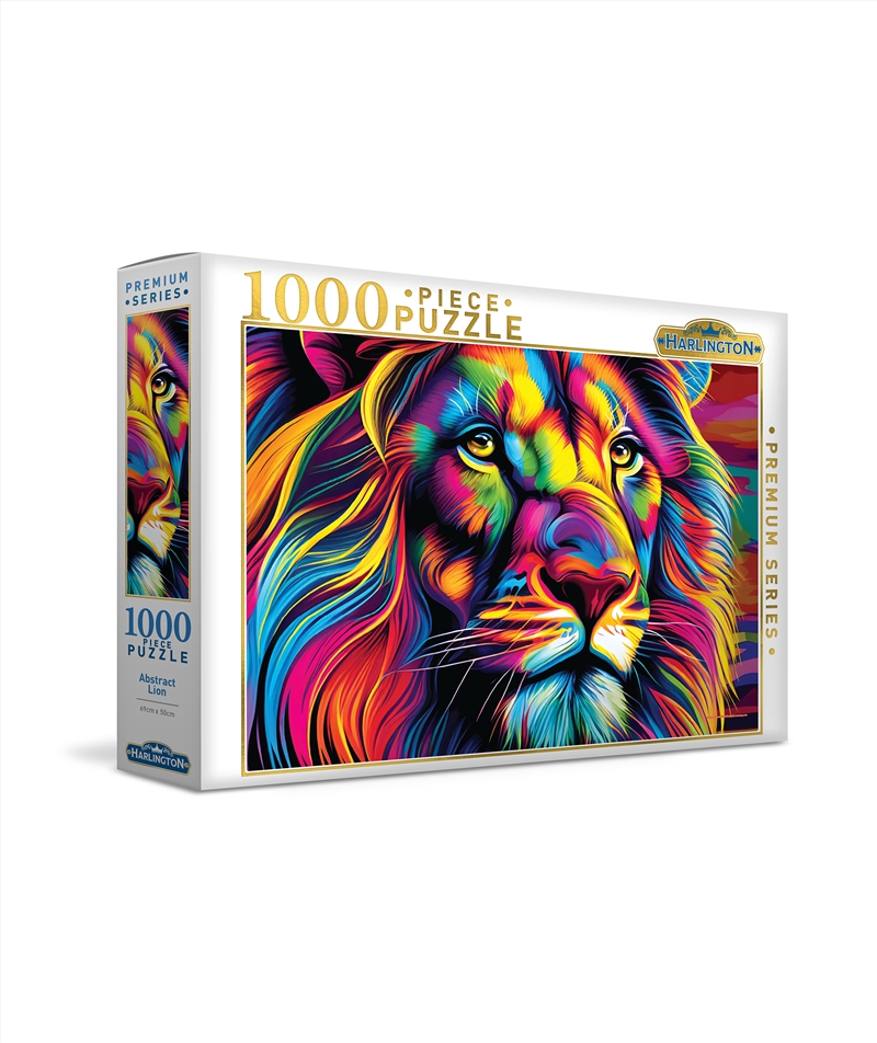 Harlington 1000Pce Puzzle Abstract Lion/Product Detail/Jigsaw Puzzles