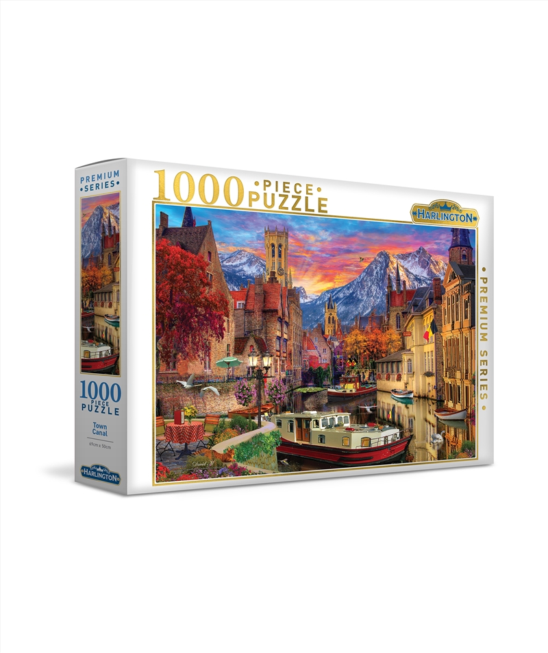 Harlington 1000Pce Puzzle Town Canal/Product Detail/Jigsaw Puzzles