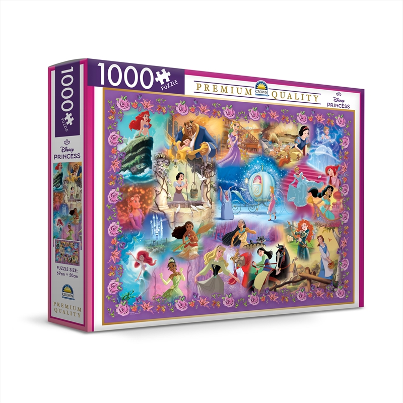Crown Premium 1000Pce Puzzle Disney Princess/Product Detail/Jigsaw Puzzles