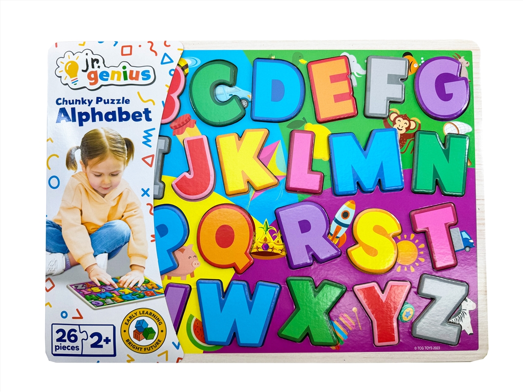 Jr.Genius Chunky Puzzle - Alphabet 26Pce/Product Detail/Jigsaw Puzzles