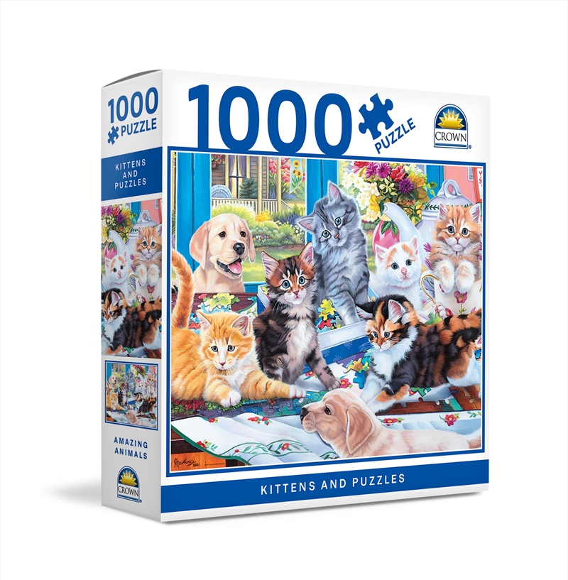 Crown 1000Pce Puzzle Kittens & Puzzles/Product Detail/Jigsaw Puzzles