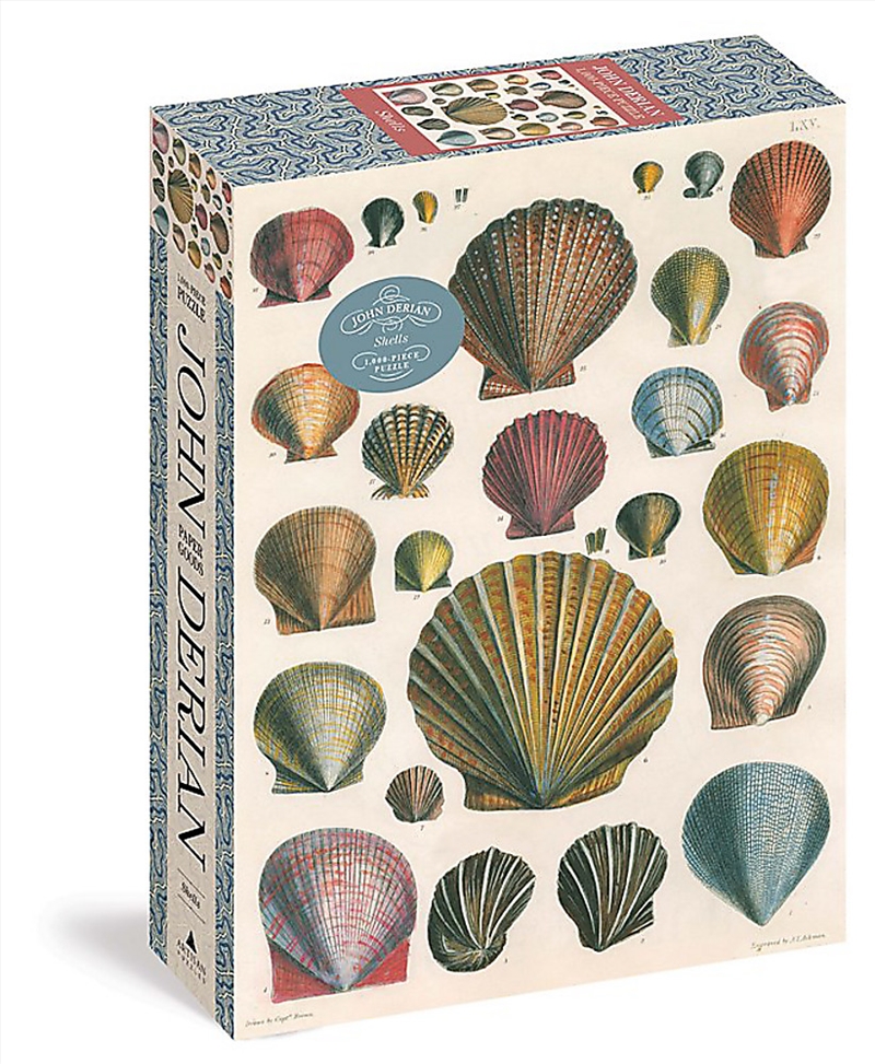 John Derian Paper Goods: Shells 1,000-Piece Puzzle/Product Detail/Jigsaw Puzzles