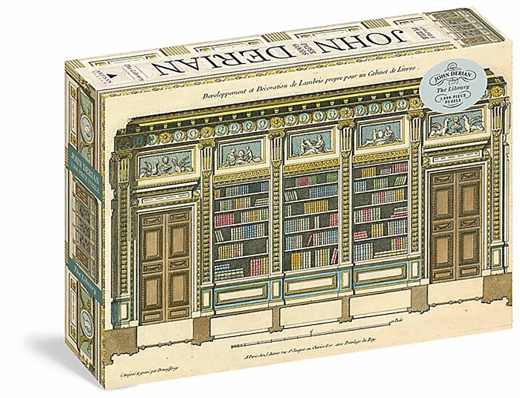 John Derian Paper Goods: The Library 1,000-Piece Puzzle/Product Detail/Jigsaw Puzzles