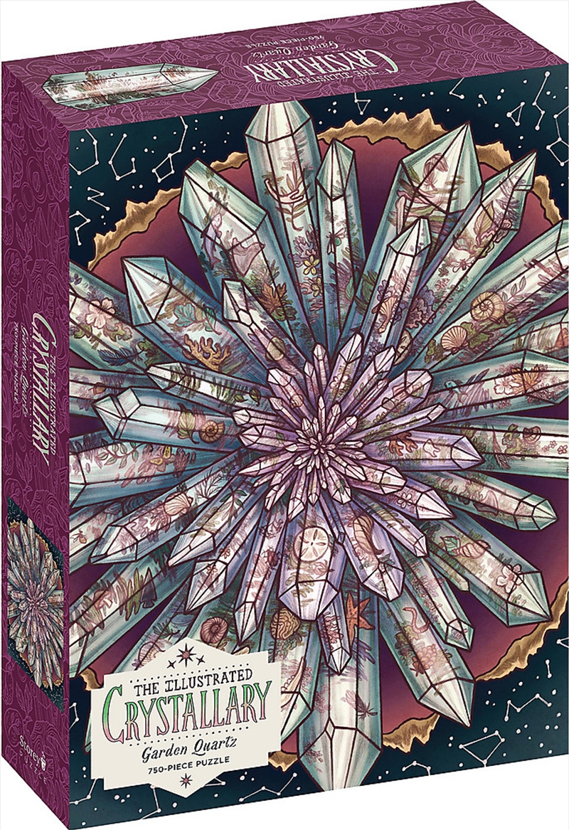 The Illustrated Crystallary Puzzle: Garden Quartz (750 pieces)/Product Detail/Jigsaw Puzzles