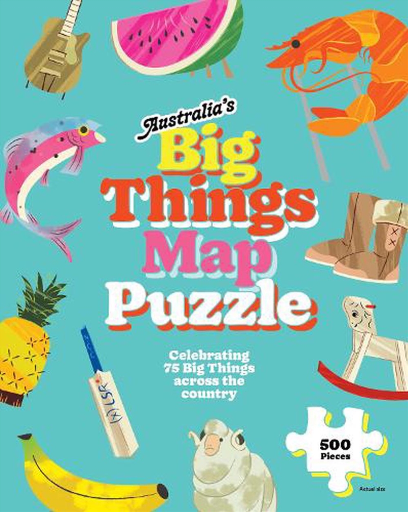 Australia's Big Things Map: 500-Piece Puzzle/Product Detail/Travel & Holidays