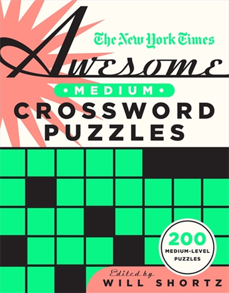 New York Times Awesome Medium Crossword Puzzles/Product Detail/Adults Activity Books