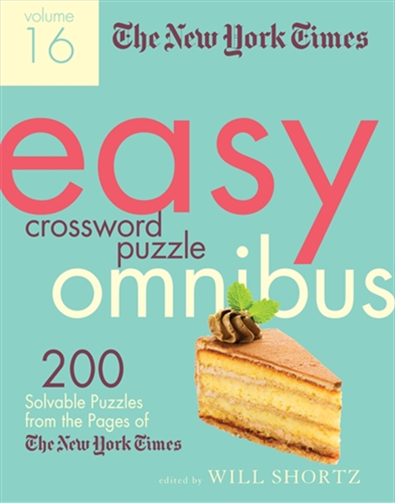 New York Times Easy Crossword Puzzle Omnibus Volume 16/Product Detail/Adults Activity Books