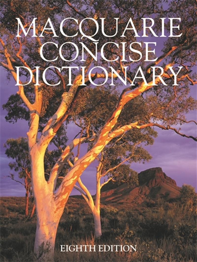 Macquarie Concise Dictionary Eighth Edition/Product Detail/Language & Linguistics