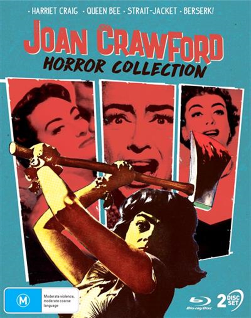 Harriet Craig (1950) / Queen Bee (1955) / Strait-Jacket (1964) / Berserk (1967)  Joan Crawford Horr/Product Detail/Horror