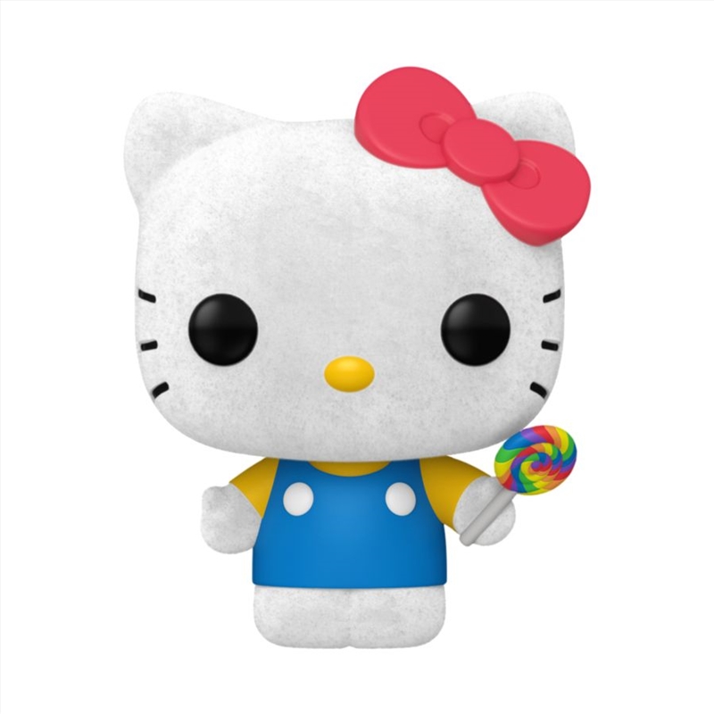 Hello Kitty - Hello Kitty (with Lollipop) Flocked Pop! Vinyl [RS]/Product Detail/Standard Pop Vinyl
