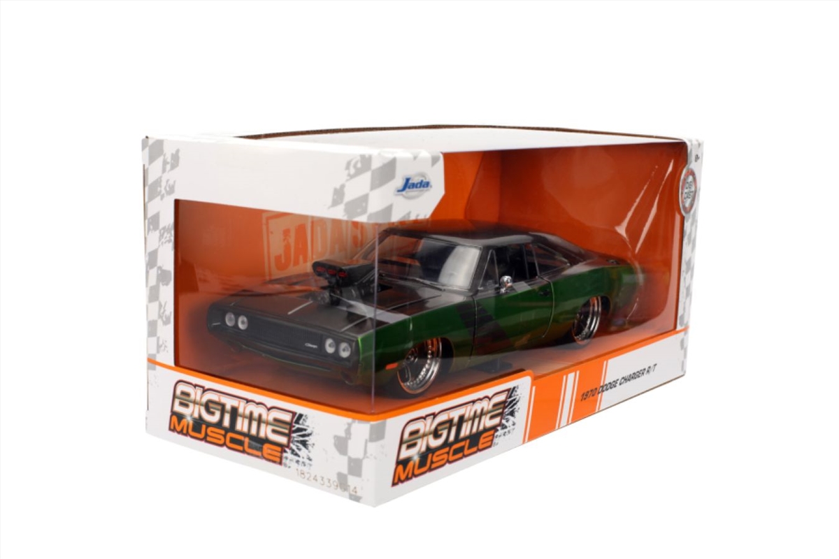 Big Time Muscle - 1:24 Scale 1970 Dodge Charger R/T Diecast Vehicle/Product Detail/Figurines