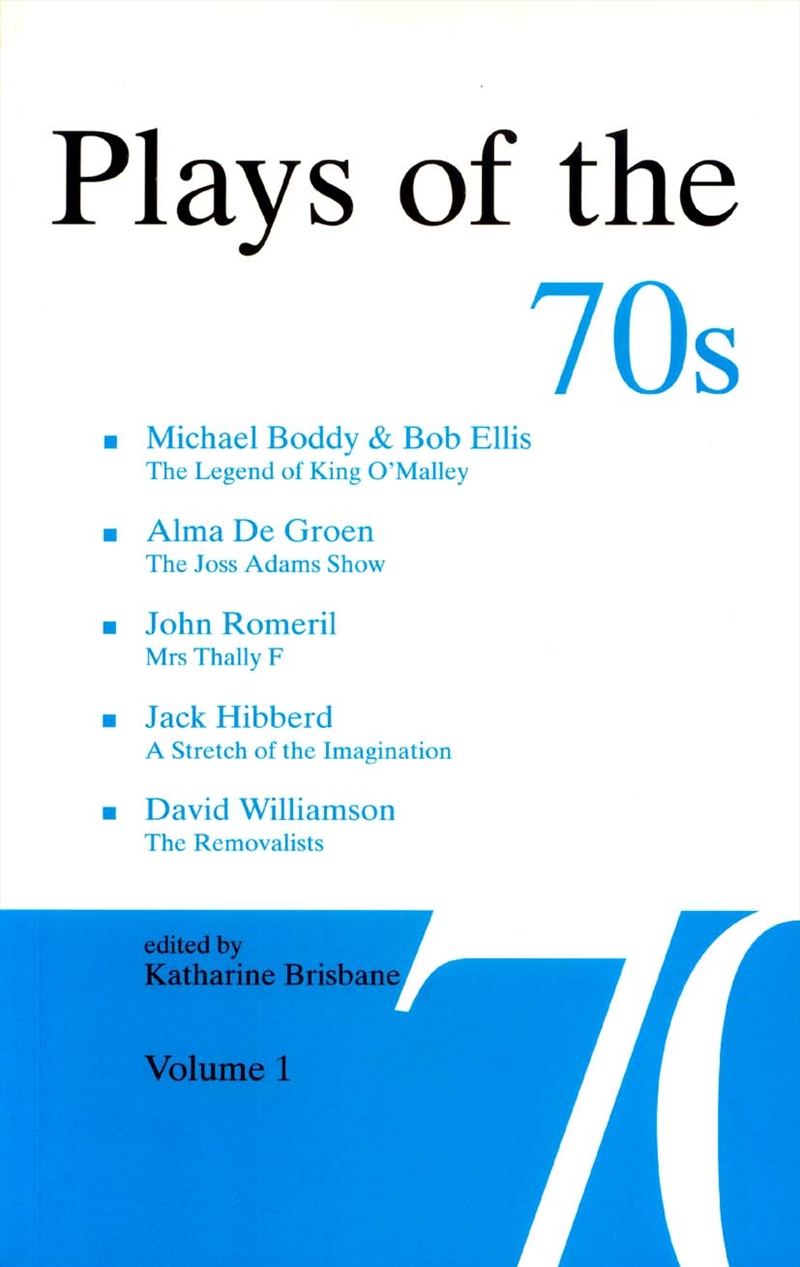Plays of the 70s: Volume 1/Product Detail/Literature & Poetry
