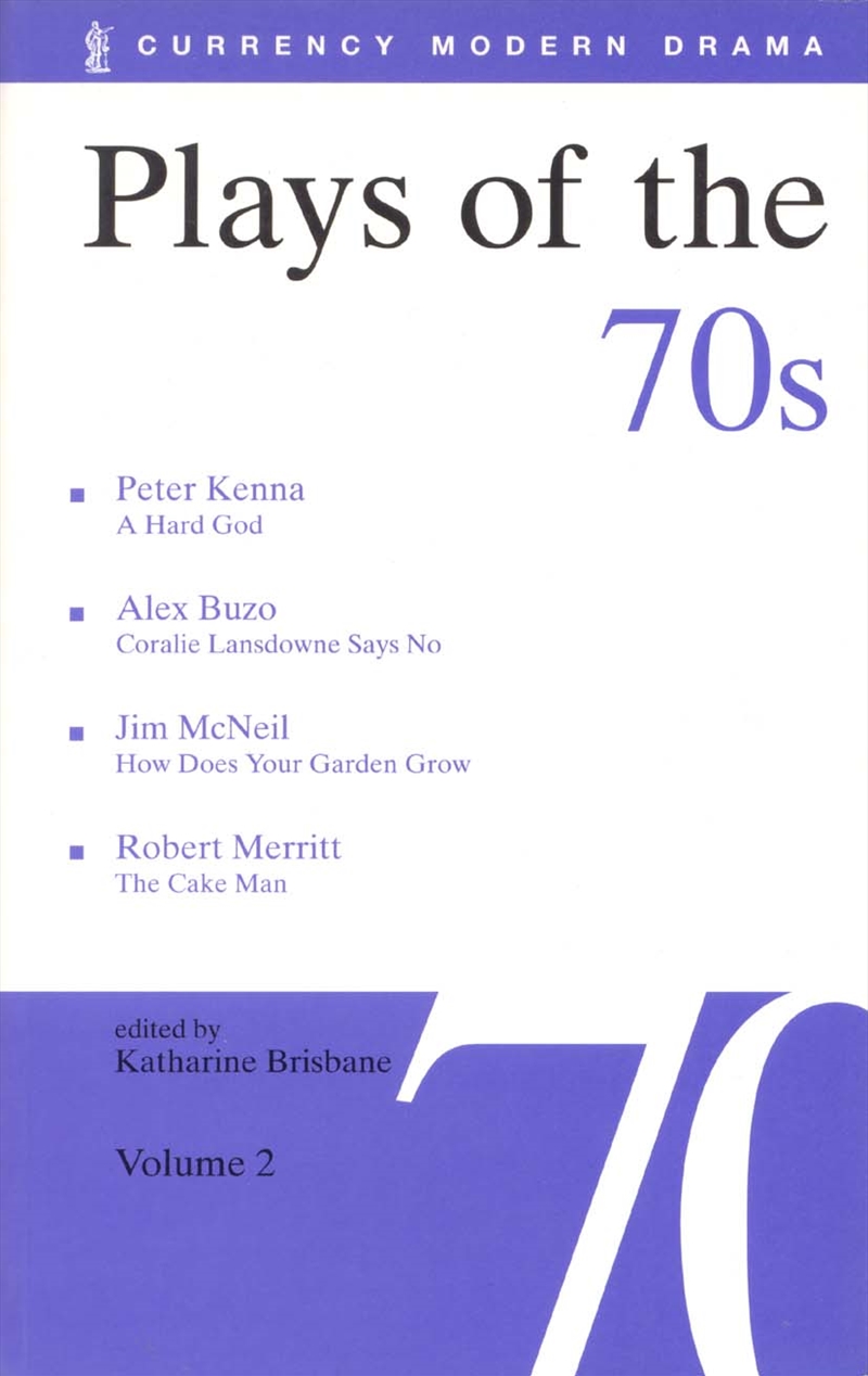 Plays of the 70s: Volume 2/Product Detail/Literature & Poetry