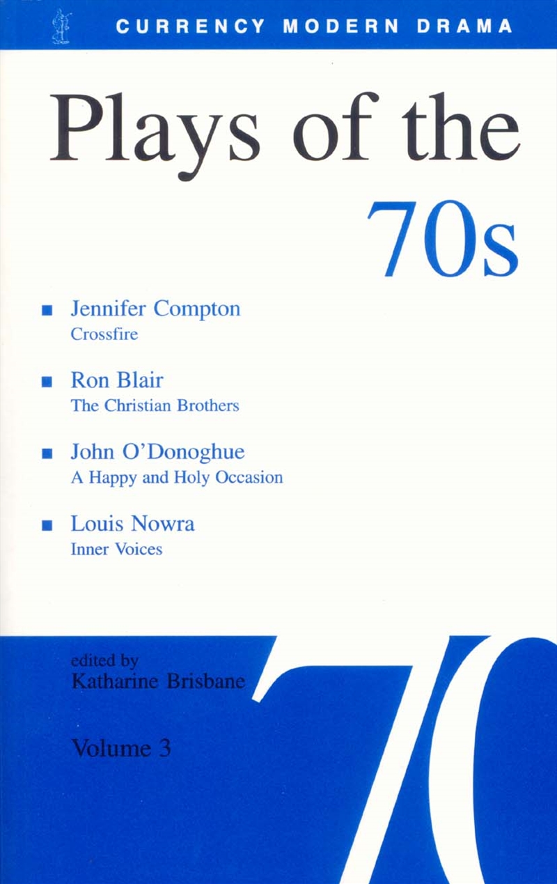 Plays of the 70s: Volume 3/Product Detail/Literature & Poetry