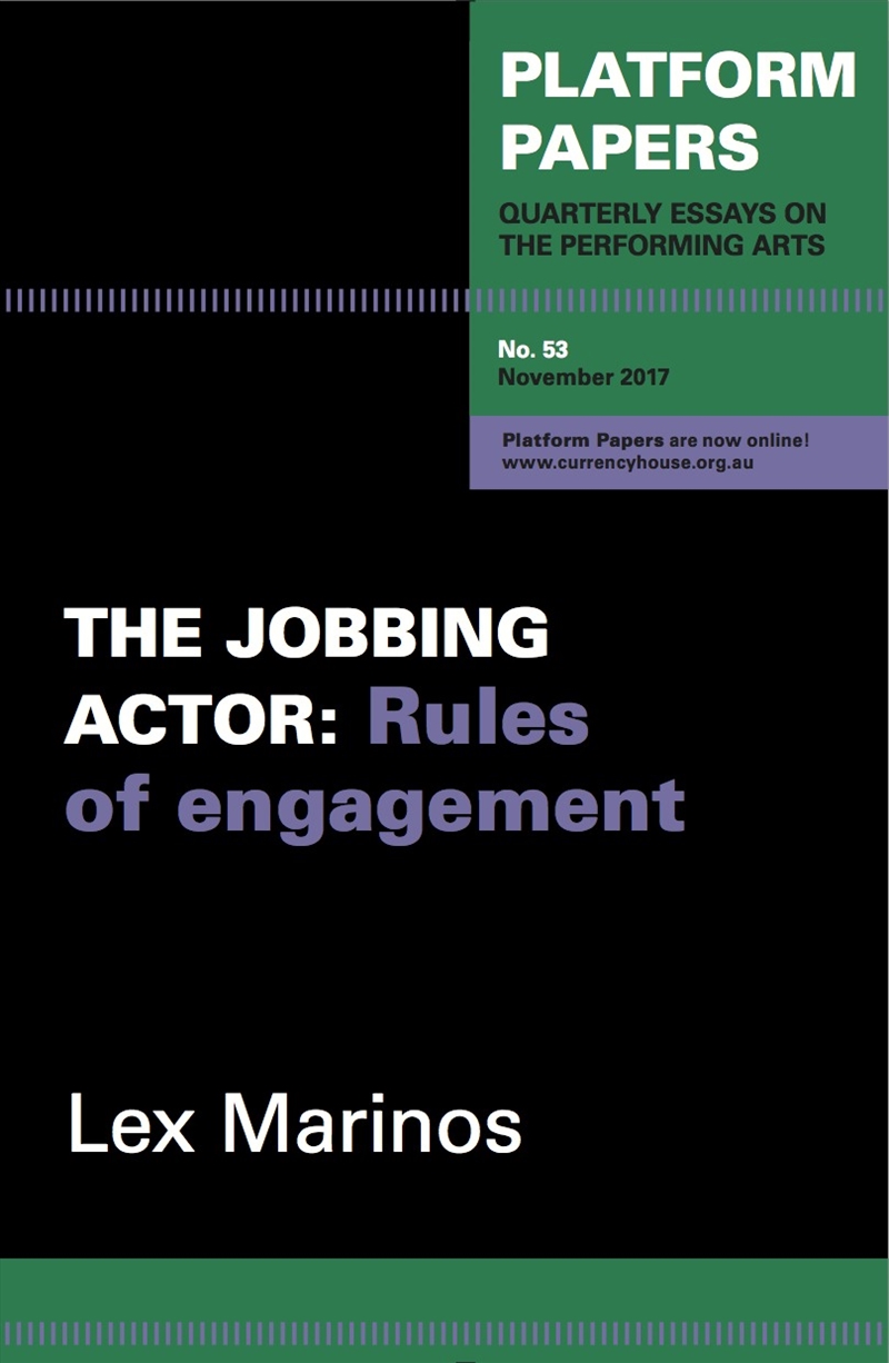 Platform Papers 53: The Jobbing Actor/Product Detail/Arts & Entertainment