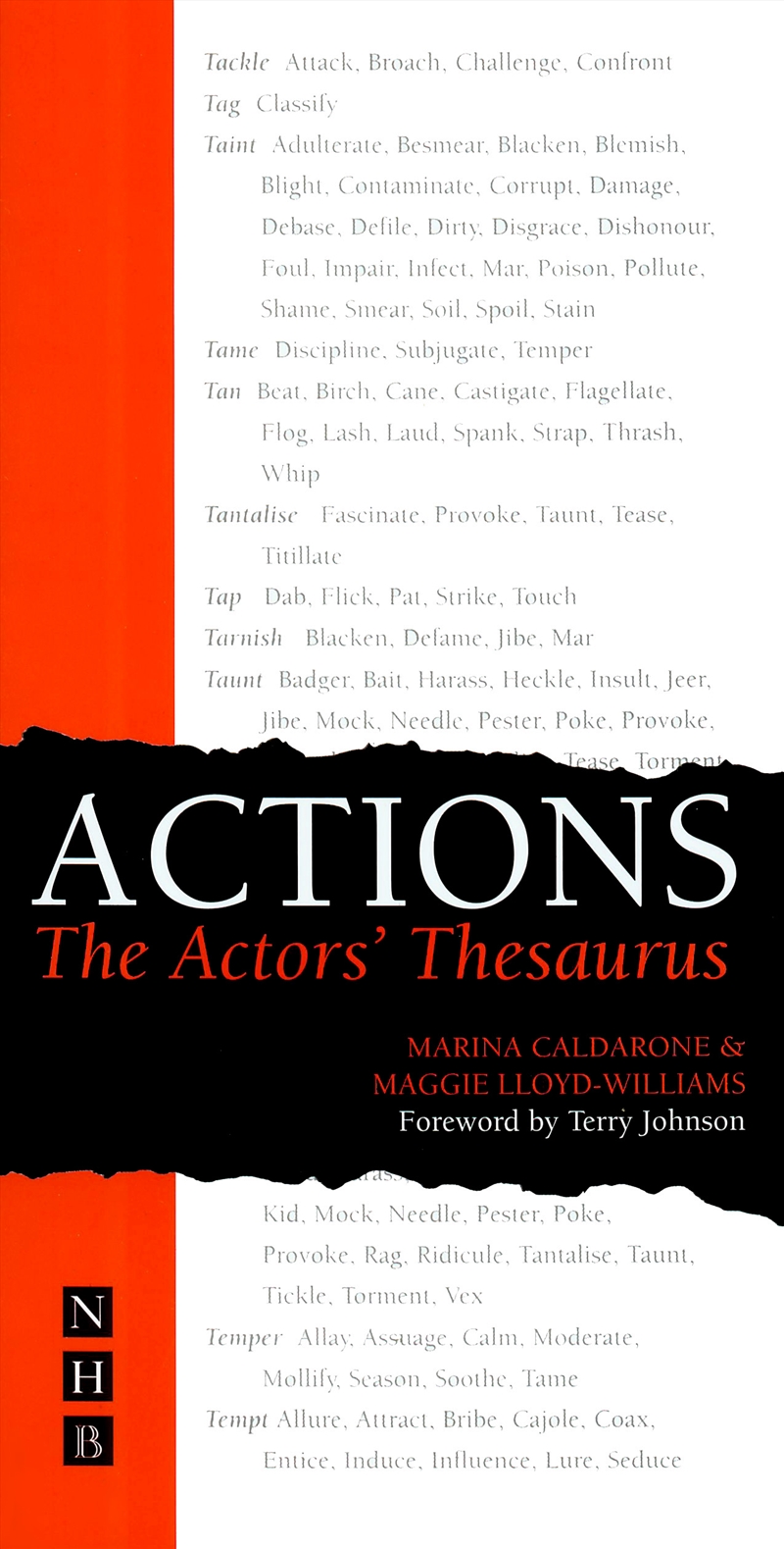 Actions: The Actors' Thesaurus/Product Detail/Arts & Entertainment