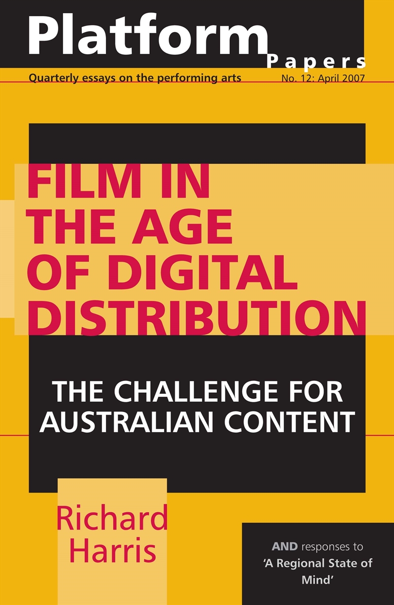 Platform Papers 12: Film in the Age of Digital Distribution/Product Detail/Arts & Entertainment