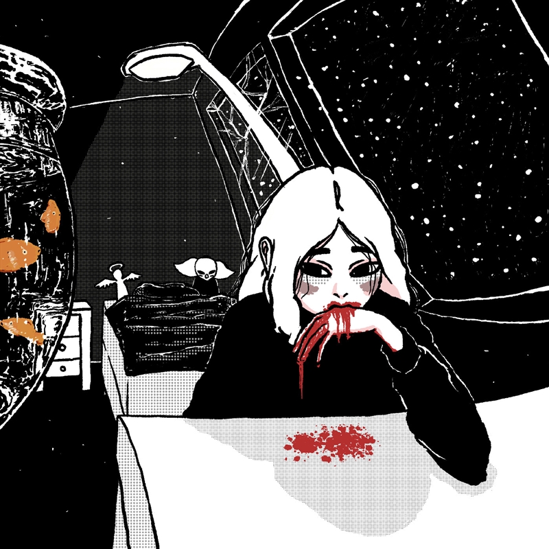 Hornet Disaster - Clear With Red Splatter Blood Online Vinyl/Product Detail/Alternative