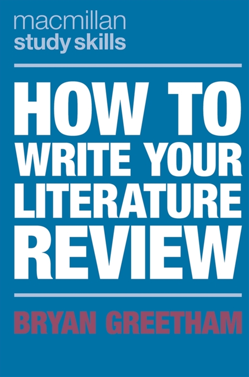 How to Write Your Literature Review/Product Detail/Education & Textbooks