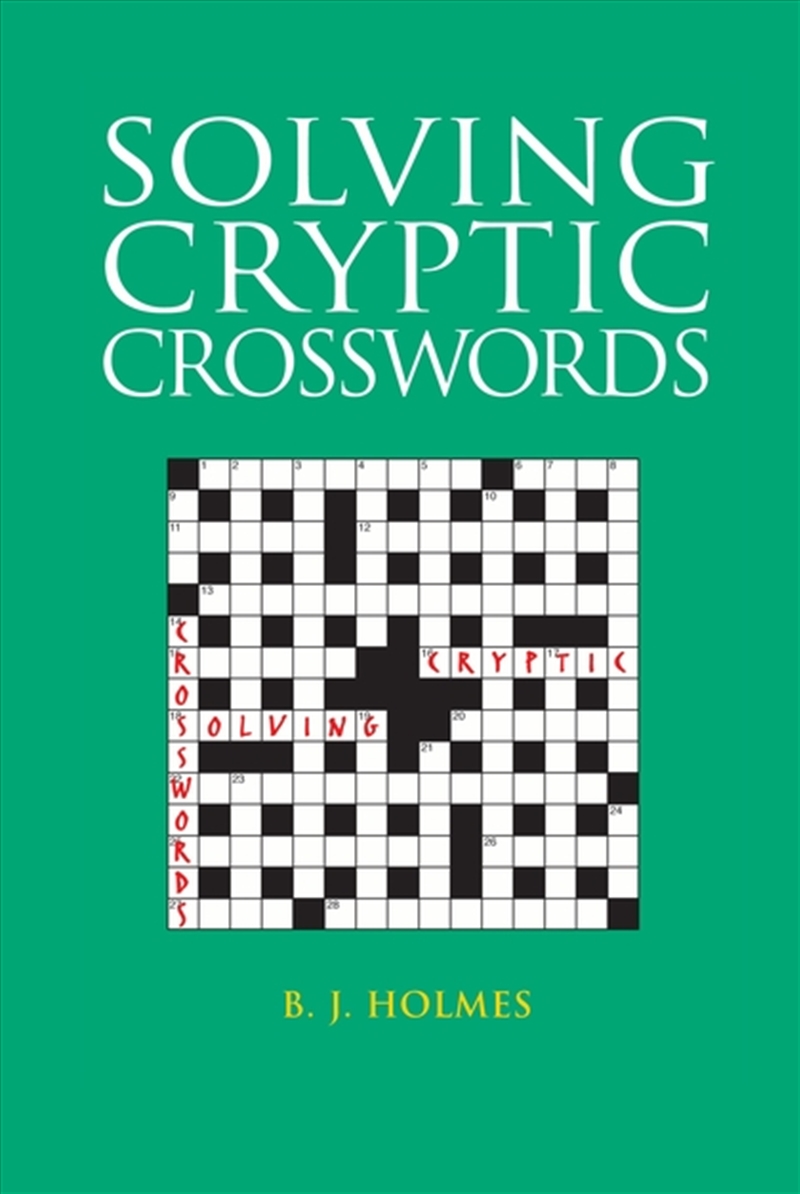 Solving Cryptic Crosswords/Product Detail/Adults Activity Books