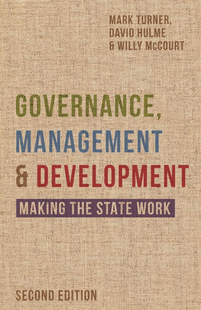 Governance, Management and Development: Making the State Work/Product Detail/Adult Books