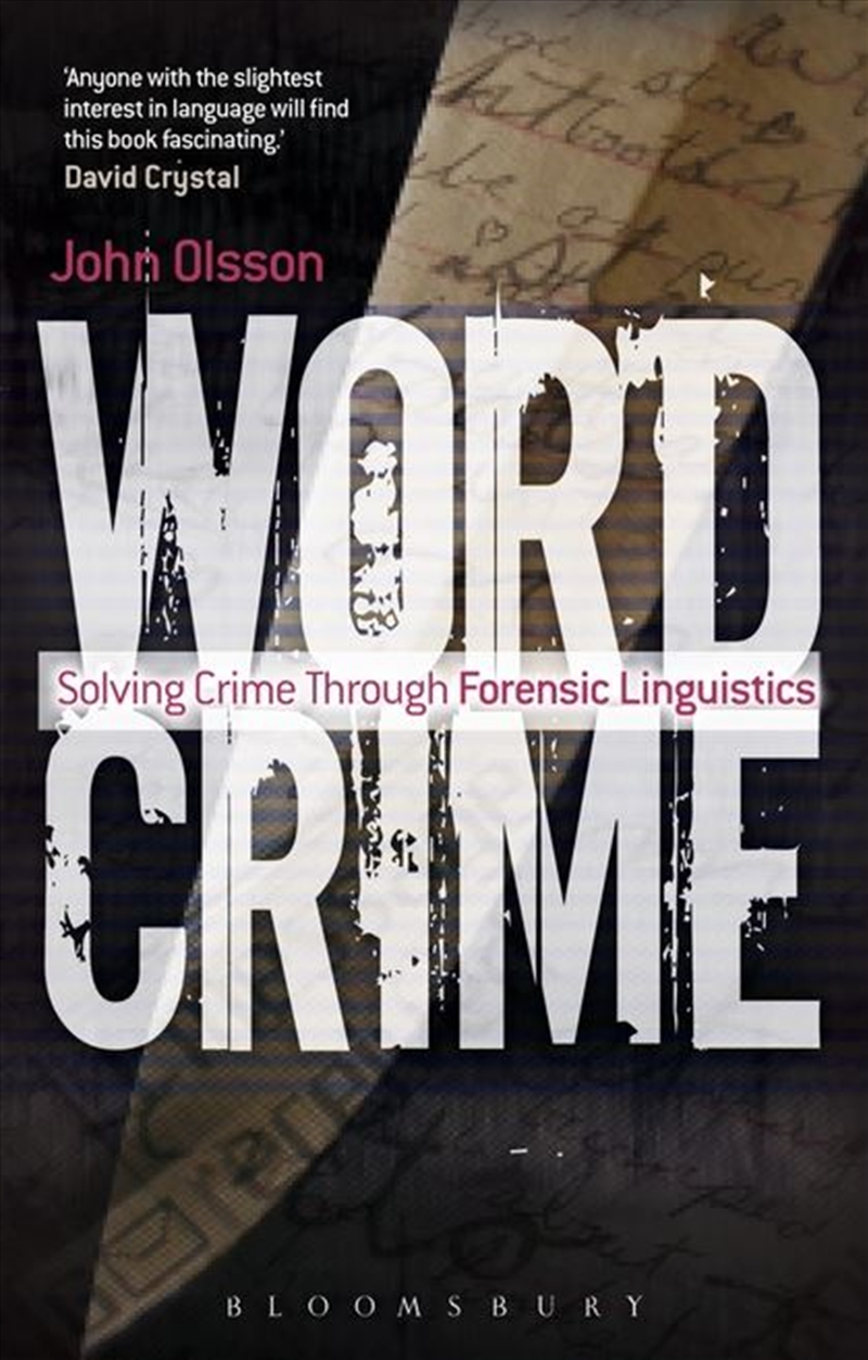 Wordcrime: Solving Crime Through Forensic Linguistics/Product Detail/True Crime