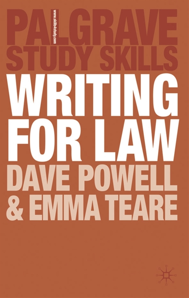 Writing for Law/Product Detail/Education & Textbooks