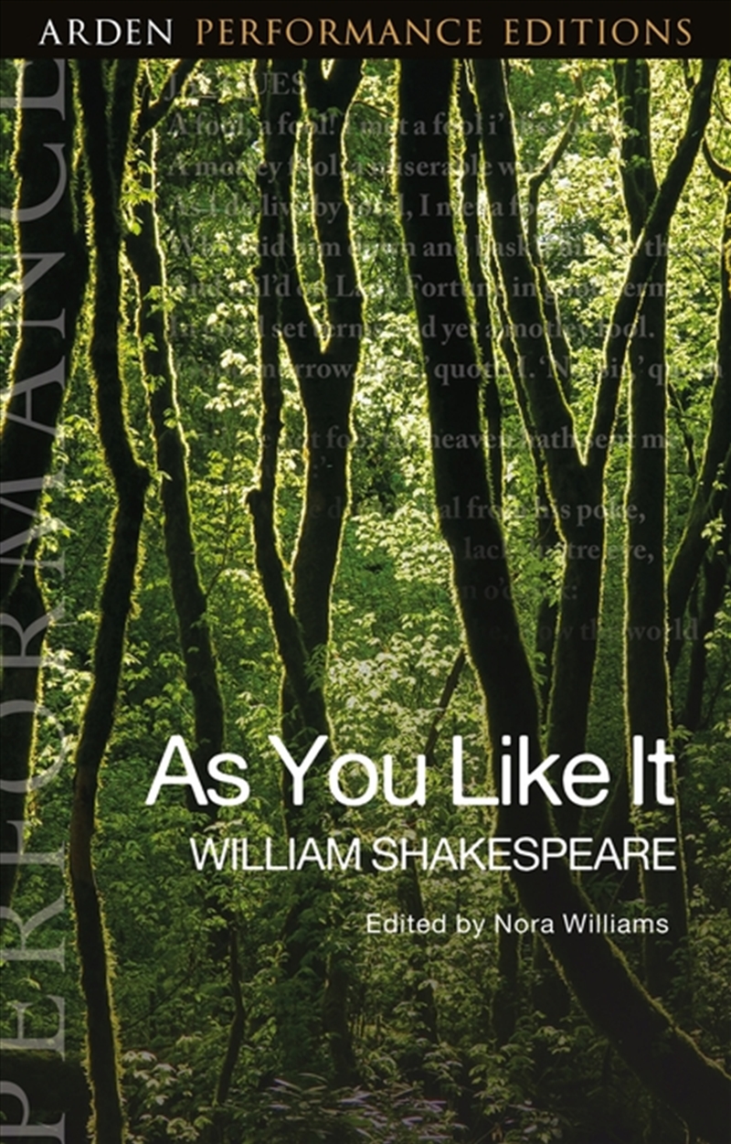 As You Like It: Arden Performance Editions/Product Detail/Literature & Poetry