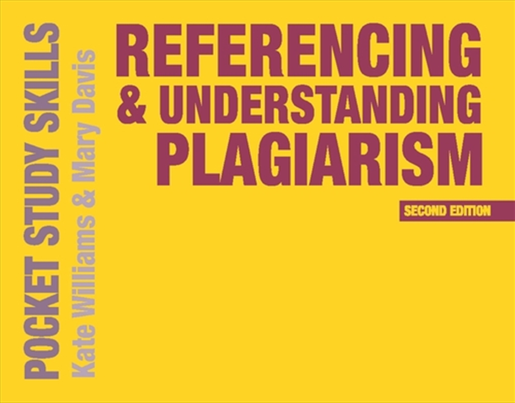 Referencing and Understanding Plagiarism/Product Detail/Education & Textbooks