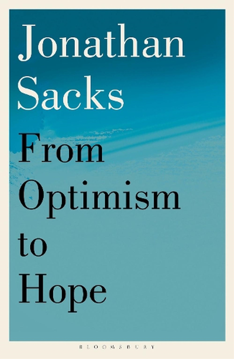 From Optimism To Hope/Product Detail/Religion & Beliefs