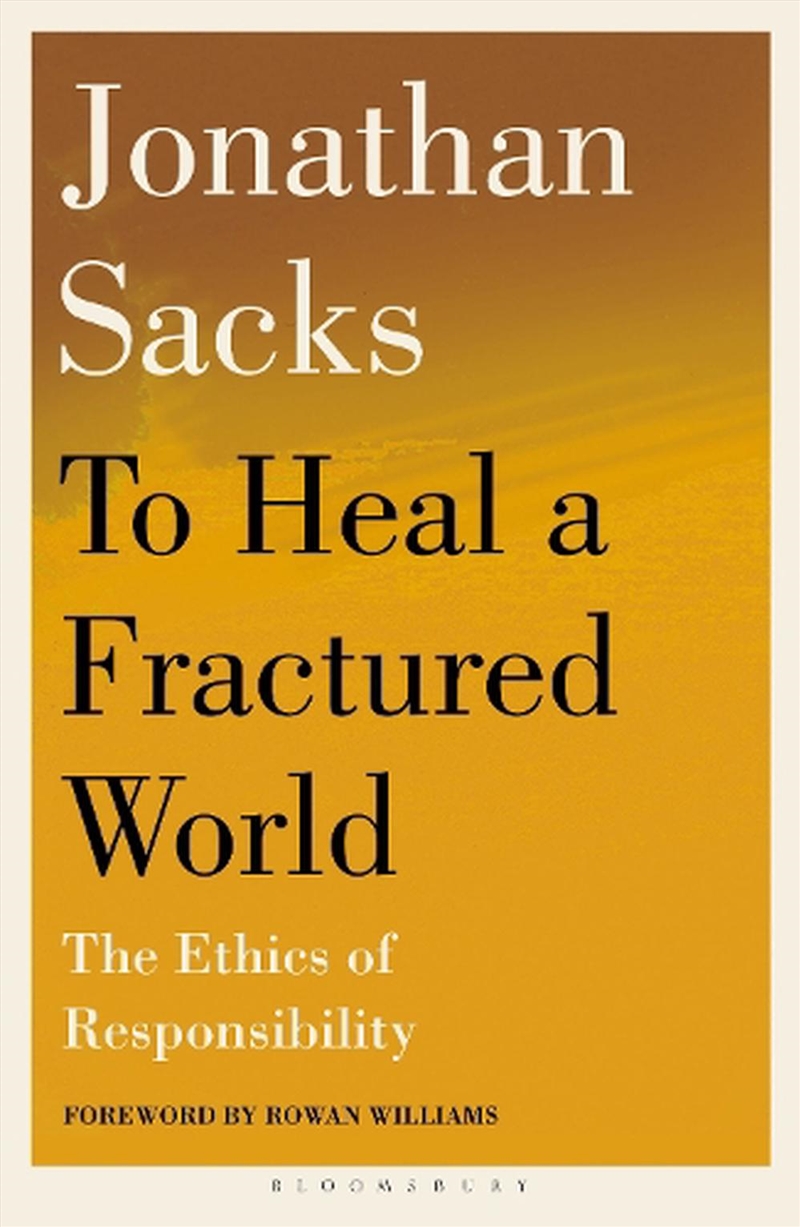 To Heal A Fractured World: The Ethics Of Responsibility/Product Detail/Religion & Beliefs