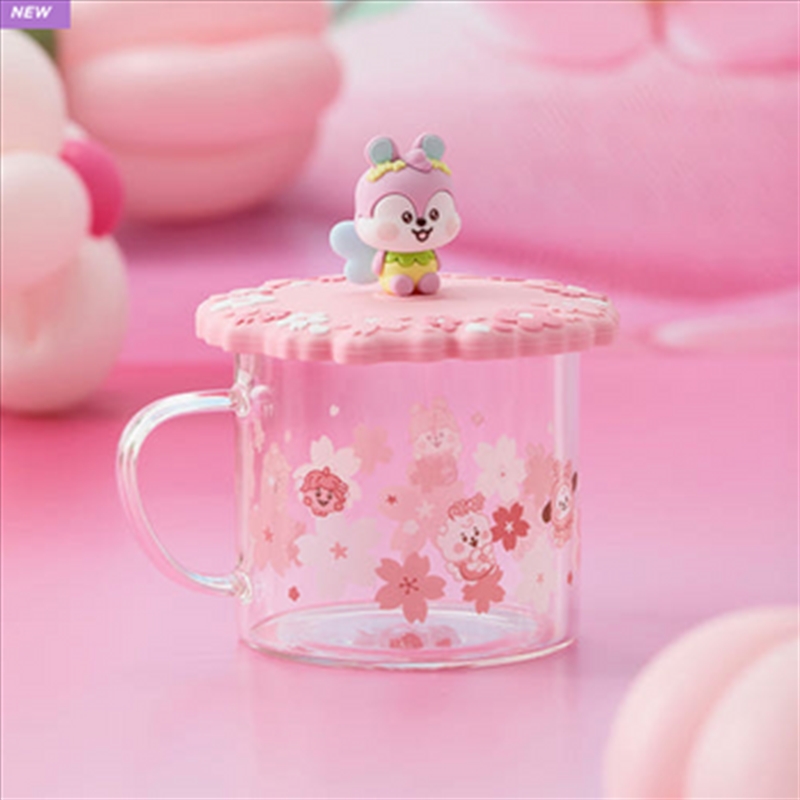 Bt21 - Baby Spring Fairy Glass Cup & Lid(340Ml) Mang/Product Detail/KPOP Merch