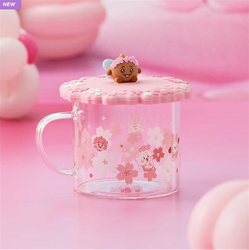 Bt21 - Baby Spring Fairy Glass Cup & Lid(340Ml) Shooky/Product Detail/KPOP Merch